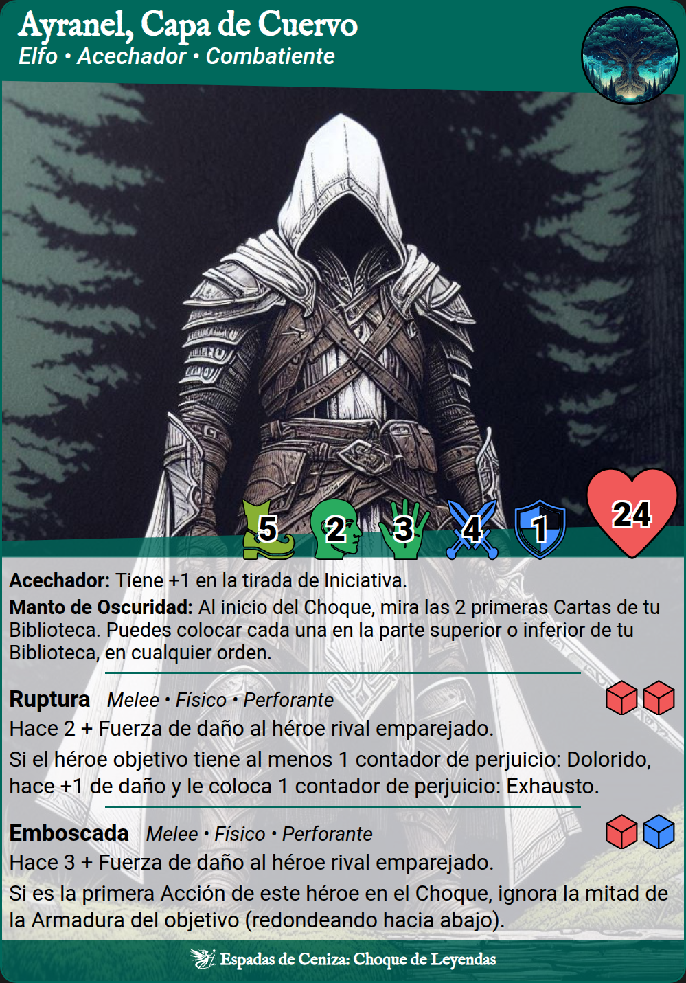 Ayranel, Capa de Cuervo